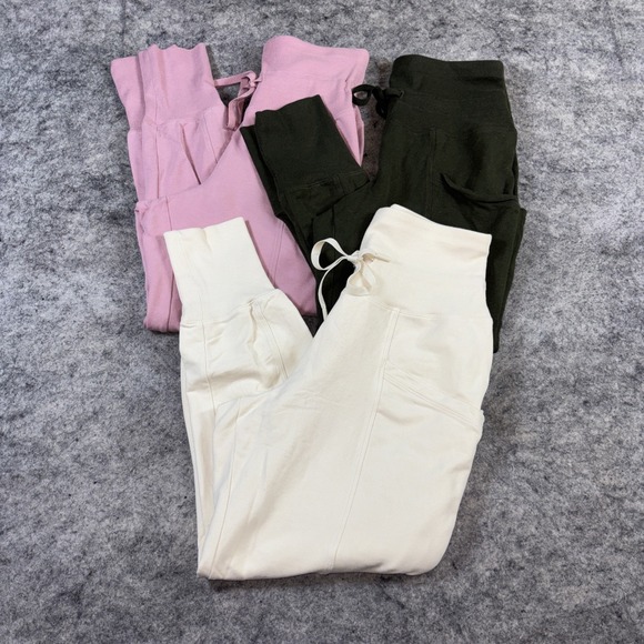 all in motion Pants - 3 All In Motion Joggers Women's XS Multicolor Cotton Stretch Drawstring Lounge